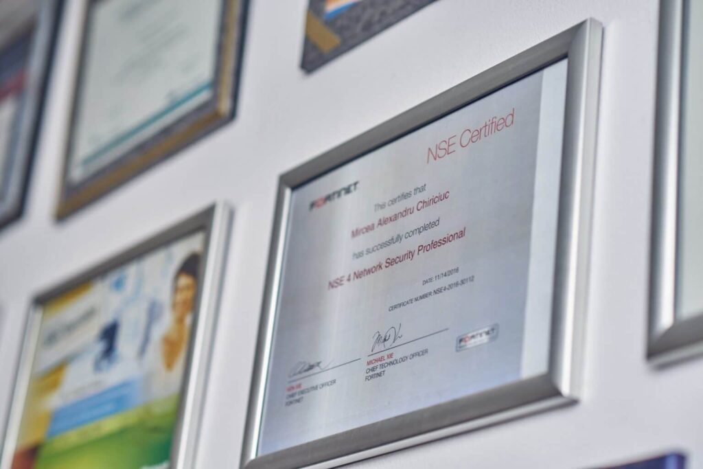 Certificatele și acreditările netITworks